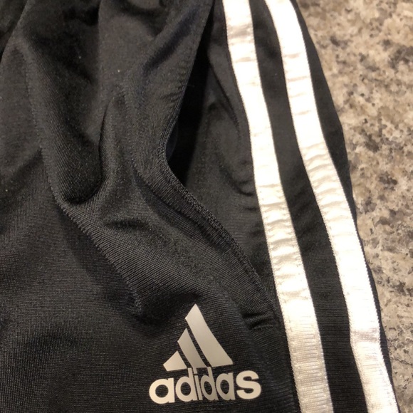 Black/white boys adidas jogging pants - Picture 2 of 6